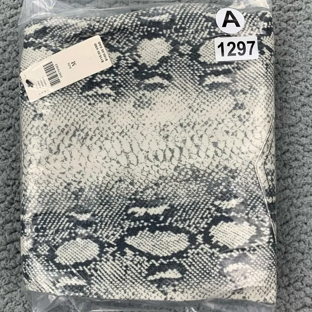Current Air by Anthropologie Lela Snake Printed Straight Leg Pants  -  Size: M - Picture 16 of 16